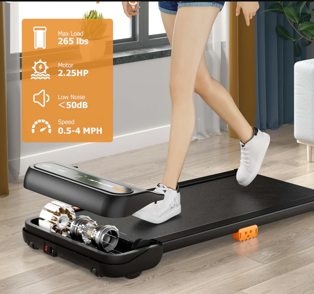 NATICORE Walking Pad Treadmill – Under Desk Smart Trainer