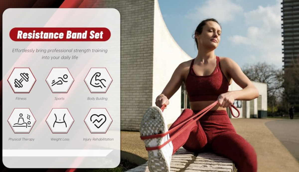 NATICORE Fitness FlexPull Resistance Band