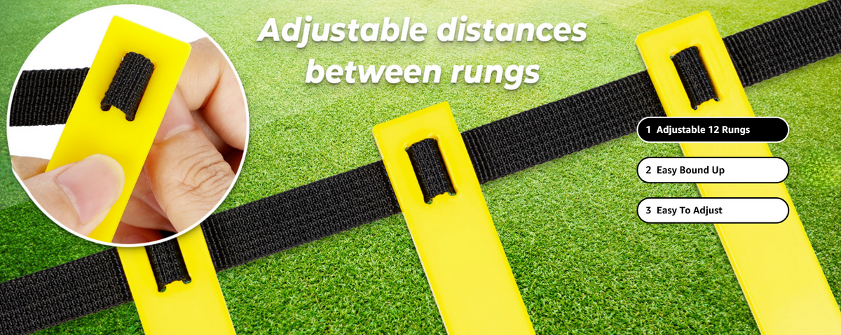 NATICORE Fitness SpeedPro Agility Ladder
