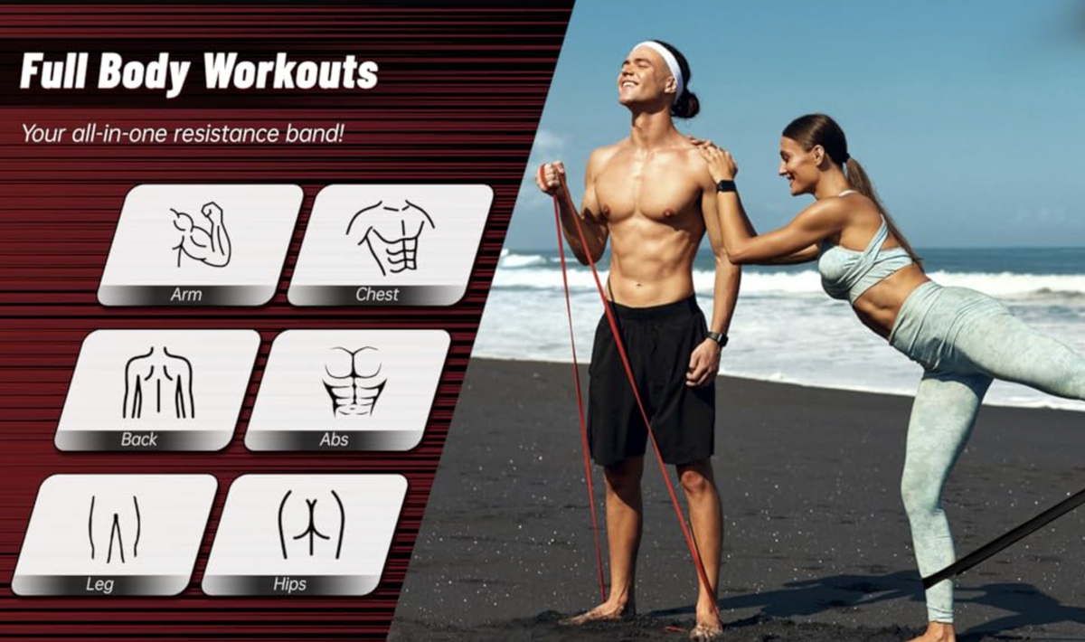 NATICORE Fitness FlexPull Resistance Band