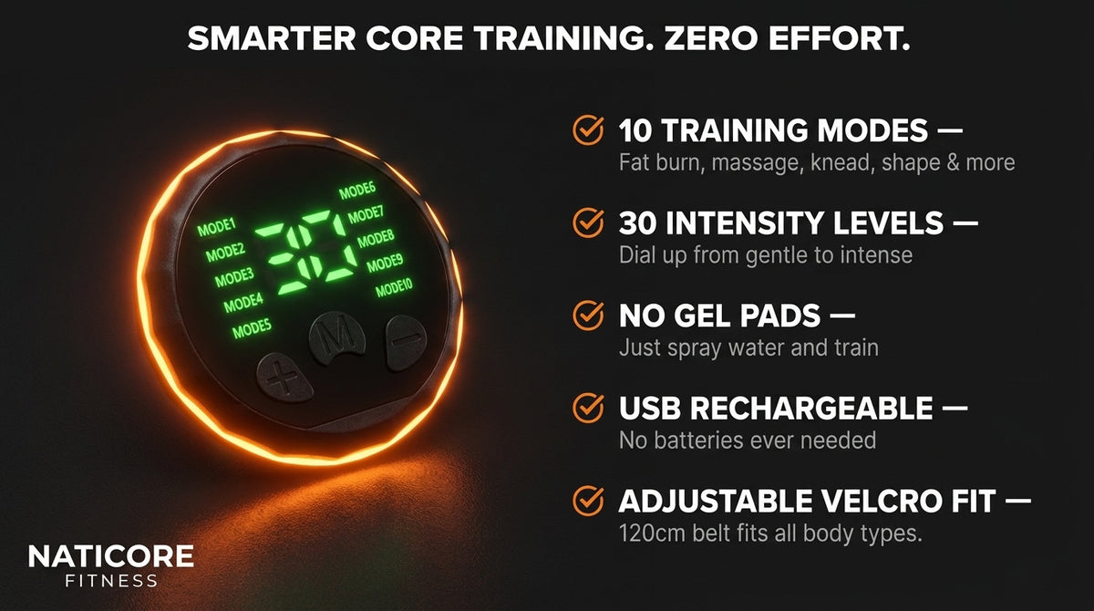 NATICORE EMS Ab Toning Belt