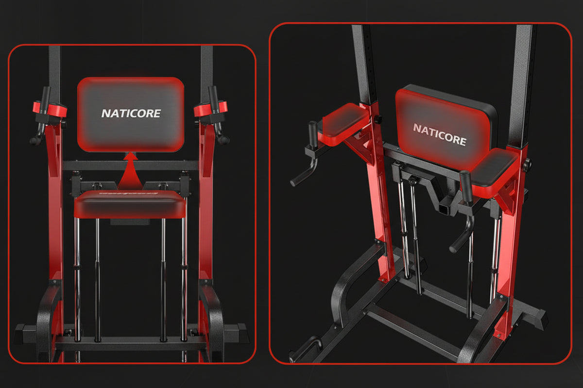 NATICORE Power Tower β Pull Up & Dip Station | 480LB | Home Gym