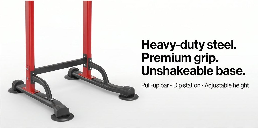 NATICORE Fitness Power Tower – Adjustable Pull-Up & Dip Bar