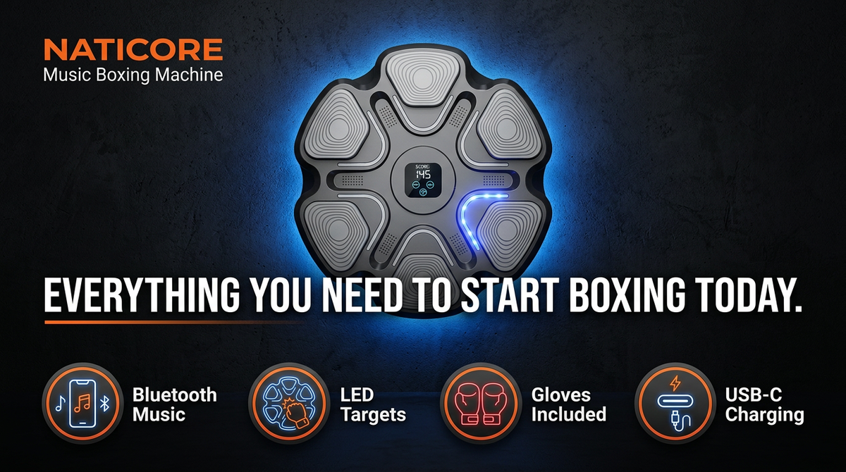 NATICORE Smart Music Boxing Machine