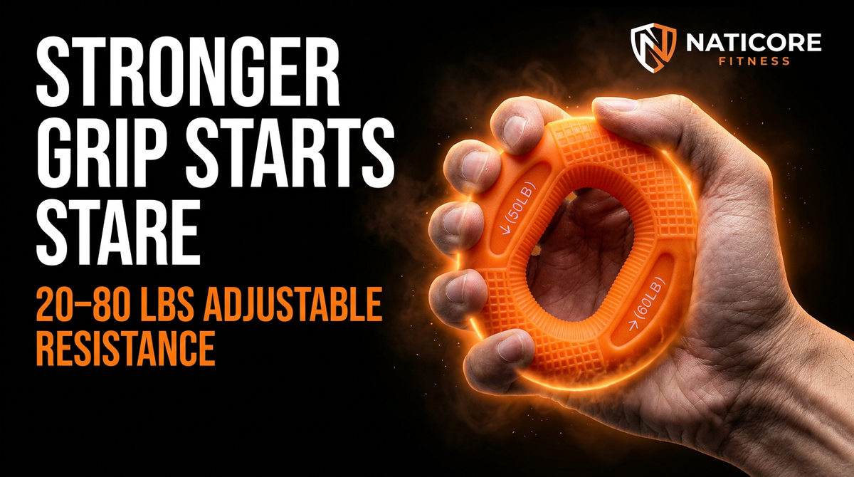 NATICORE Fitness GripMaster Adjustable Hand & Forearm Trainer
