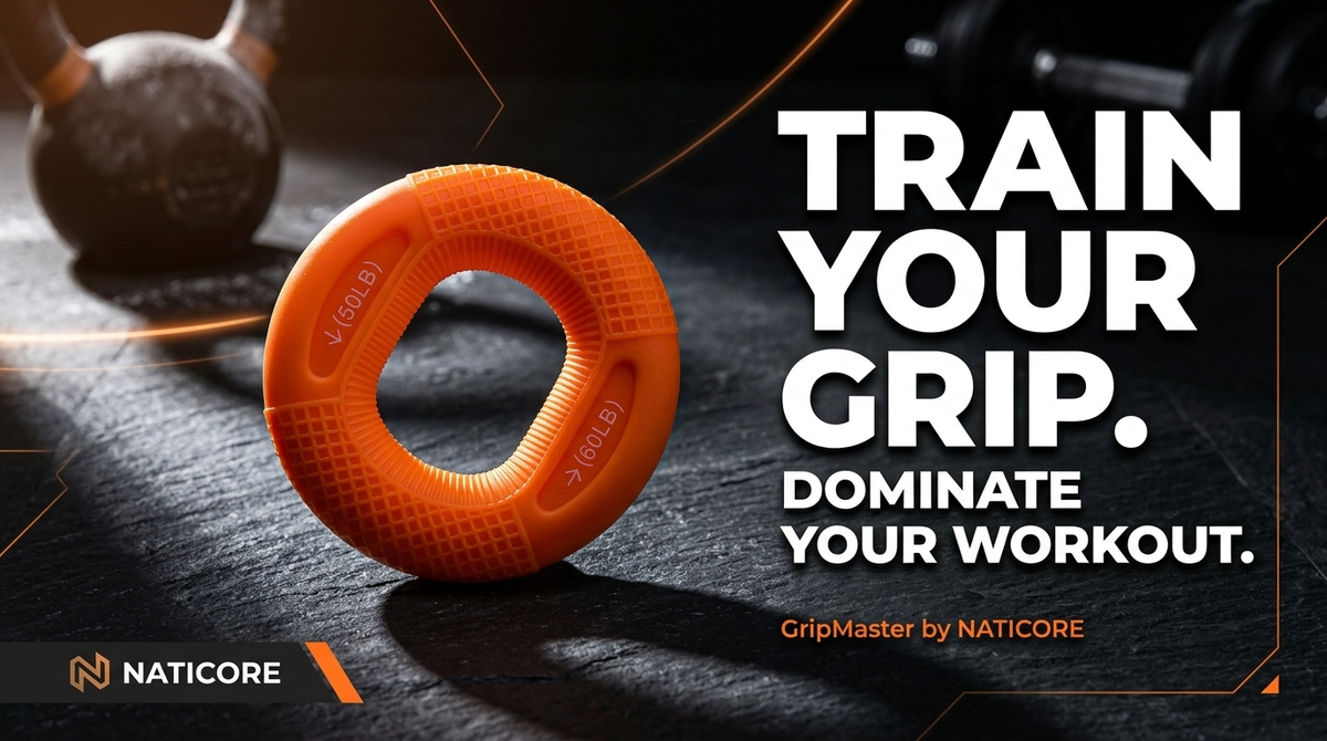 NATICORE Fitness GripMaster Adjustable Hand & Forearm Trainer