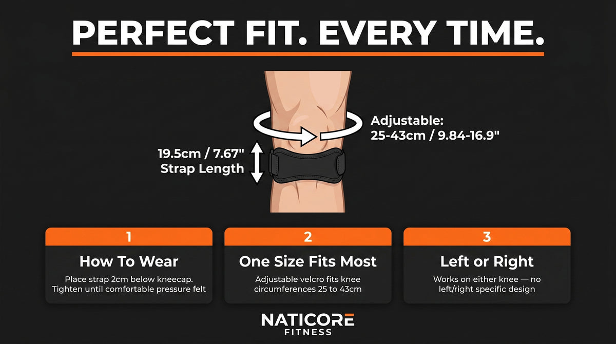 NATICORE Patella Knee Strap