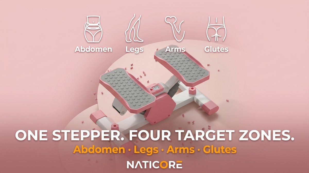 Mini Stepper Machine Hydraulic Full Body Trainer | NATICORE