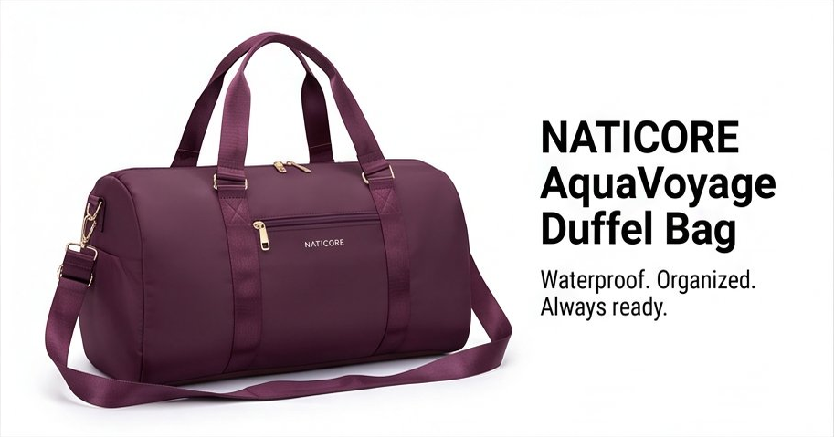 NATICORE Fitness AquaVoyage Waterproof Duffel Bag