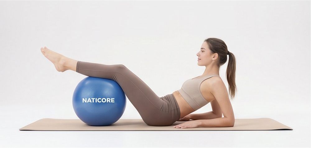 NATICORE Fitness Mini Pilates Ball (25CM)