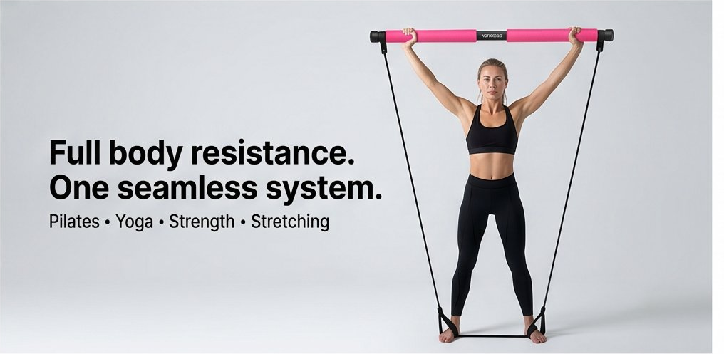 NATICORE Fitness FlexBar Pilates Stick