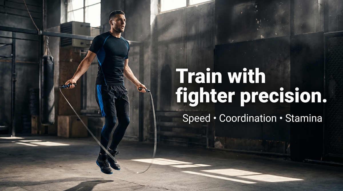 NATICORE Speed Jump Rope — Adjustable Steel Wire Skipping Rope for Cardio, HIIT & Boxing