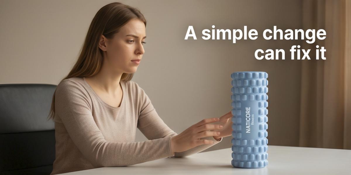 NATICORE Fitness Recovery Foam Roller