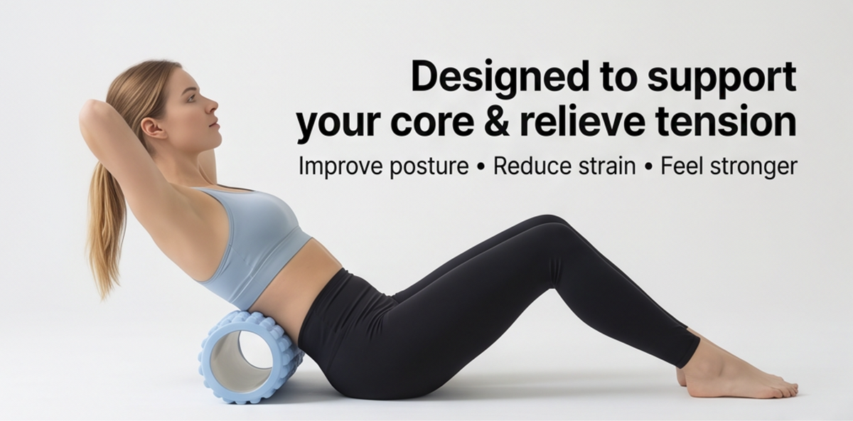 NATICORE Fitness Recovery Foam Roller