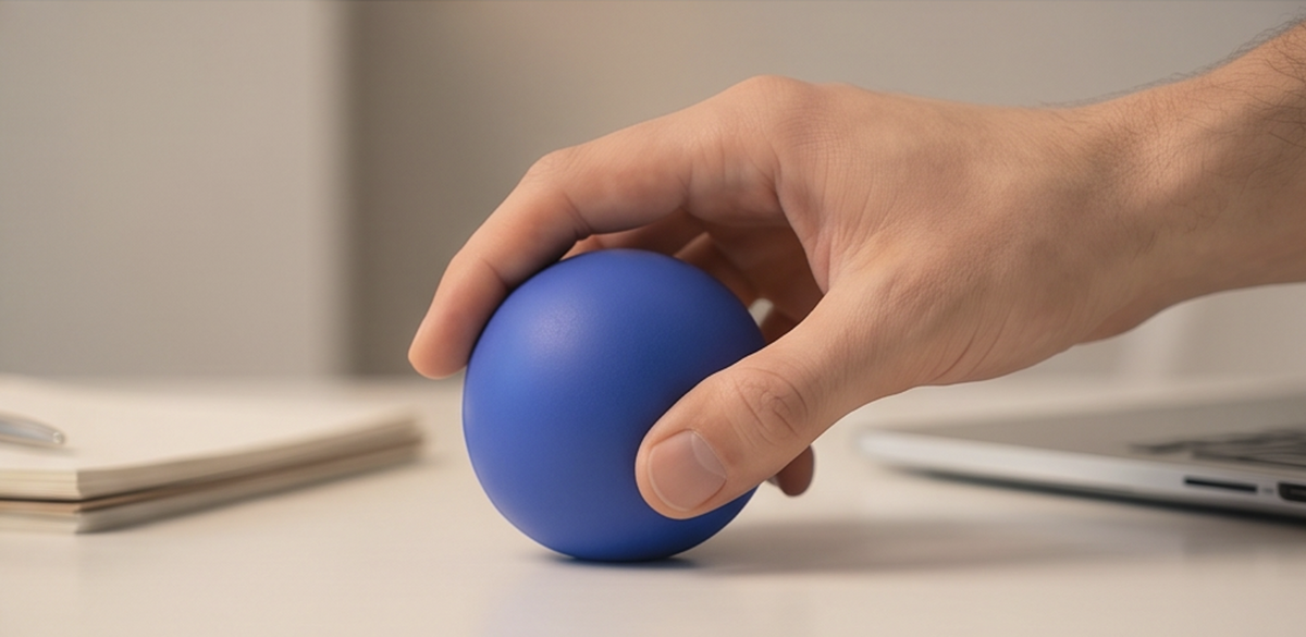 NATICORE GripBall — 7CM Stress Relief & Grip Trainer