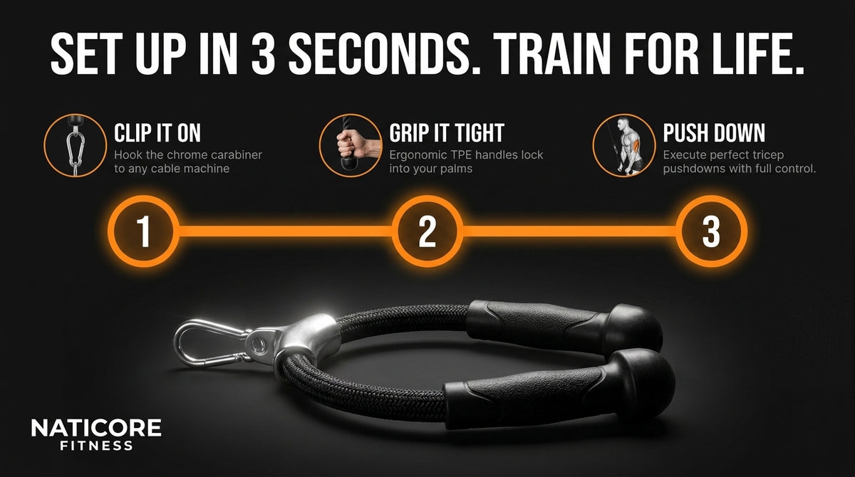 NATICORE Triceps Rope