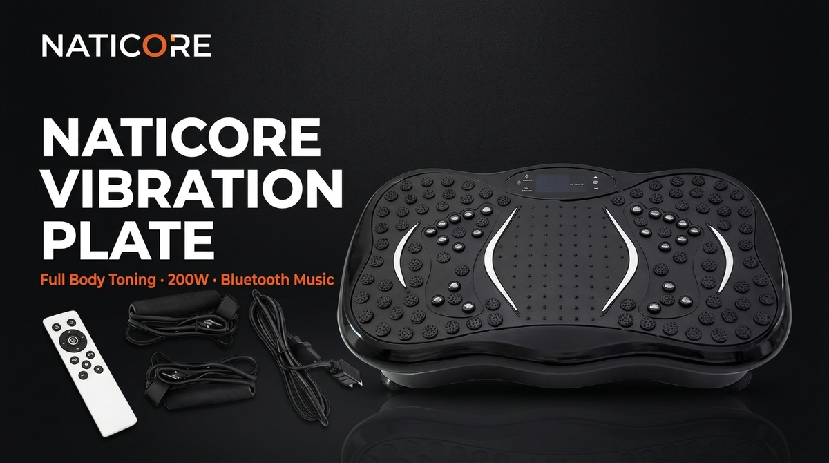 Vibration Plate Full Body Toning & Wellness Machine | NATICORE