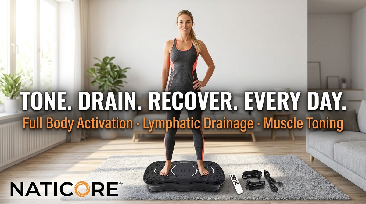 Vibration Plate Full Body Toning & Wellness Machine | NATICORE
