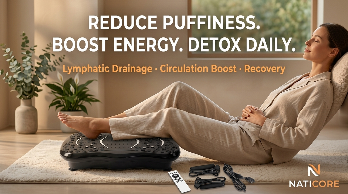 Vibration Plate Full Body Toning & Wellness Machine | NATICORE