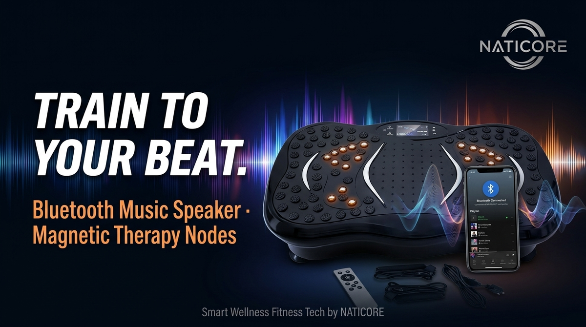Vibration Plate Full Body Toning & Wellness Machine | NATICORE