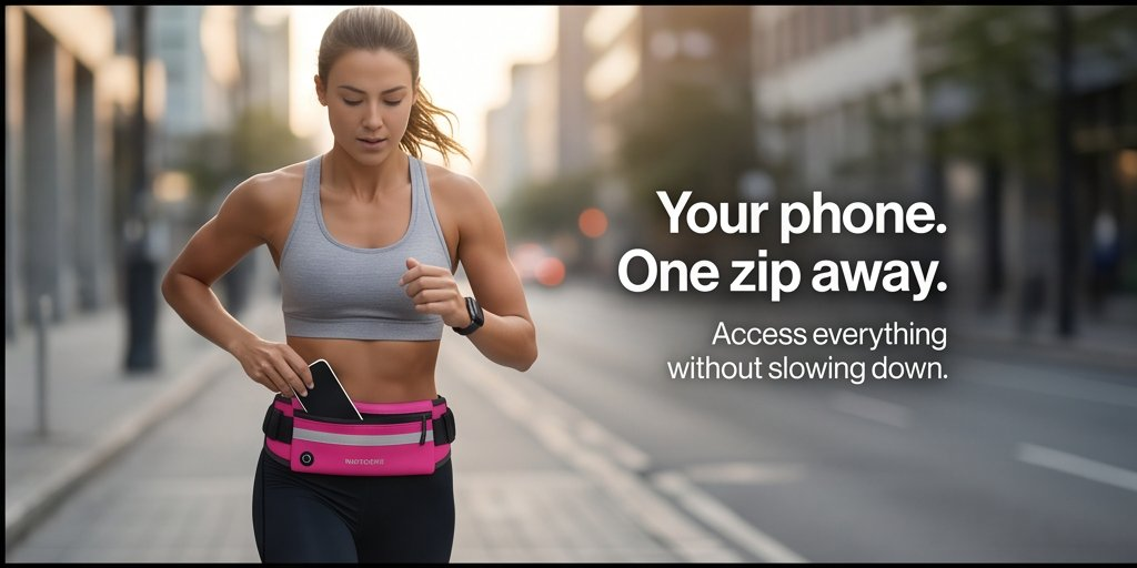 NatiCore Fitness RunSecure Waist Bag