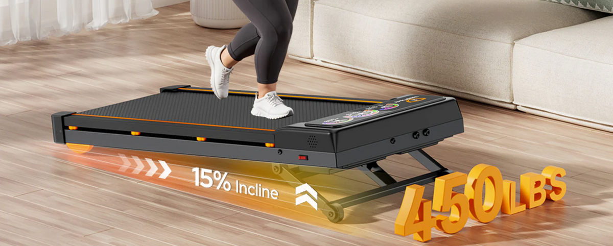 NATICORE Walking Pad Treadmill – Under Desk Smart Trainer