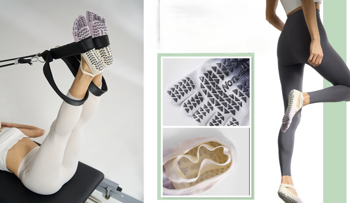 NATICORE Fitness GripFlow Yoga Socks