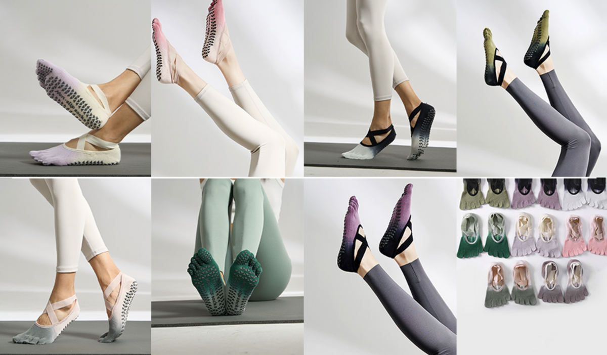 NATICORE Fitness GripFlow Yoga Socks