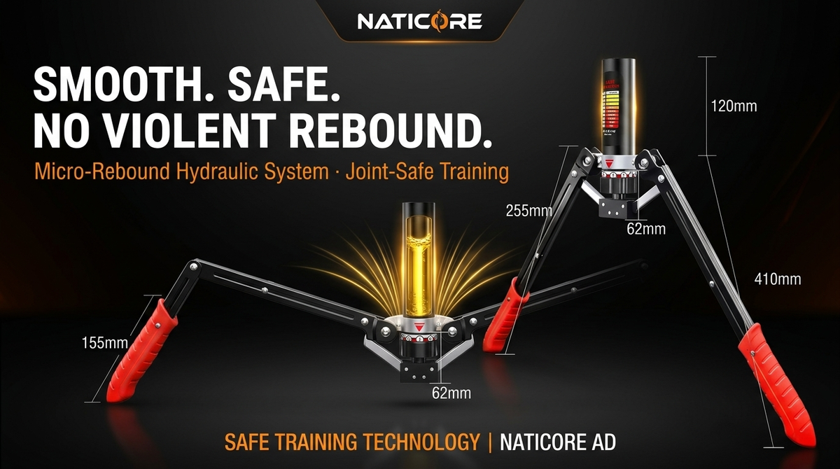 Hydraulic Power Arm Exerciser 10-100KG Adjustable | NATICORE
