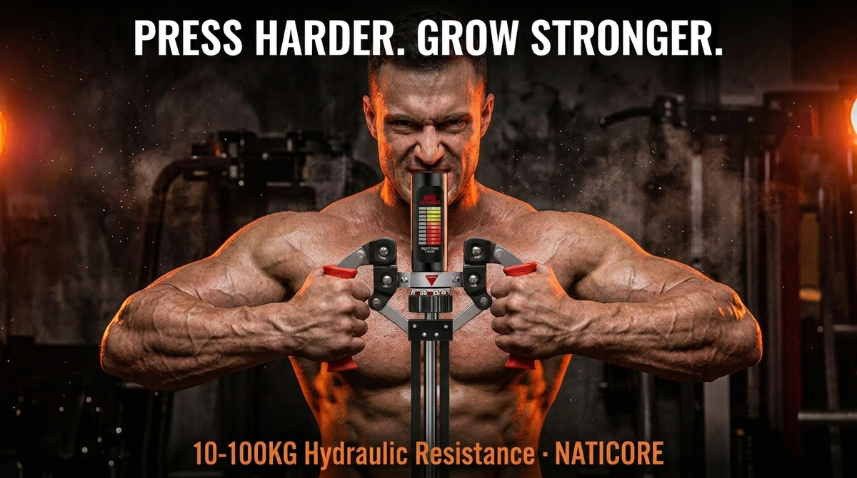 Hydraulic Power Arm Exerciser 10-100KG Adjustable | NATICORE