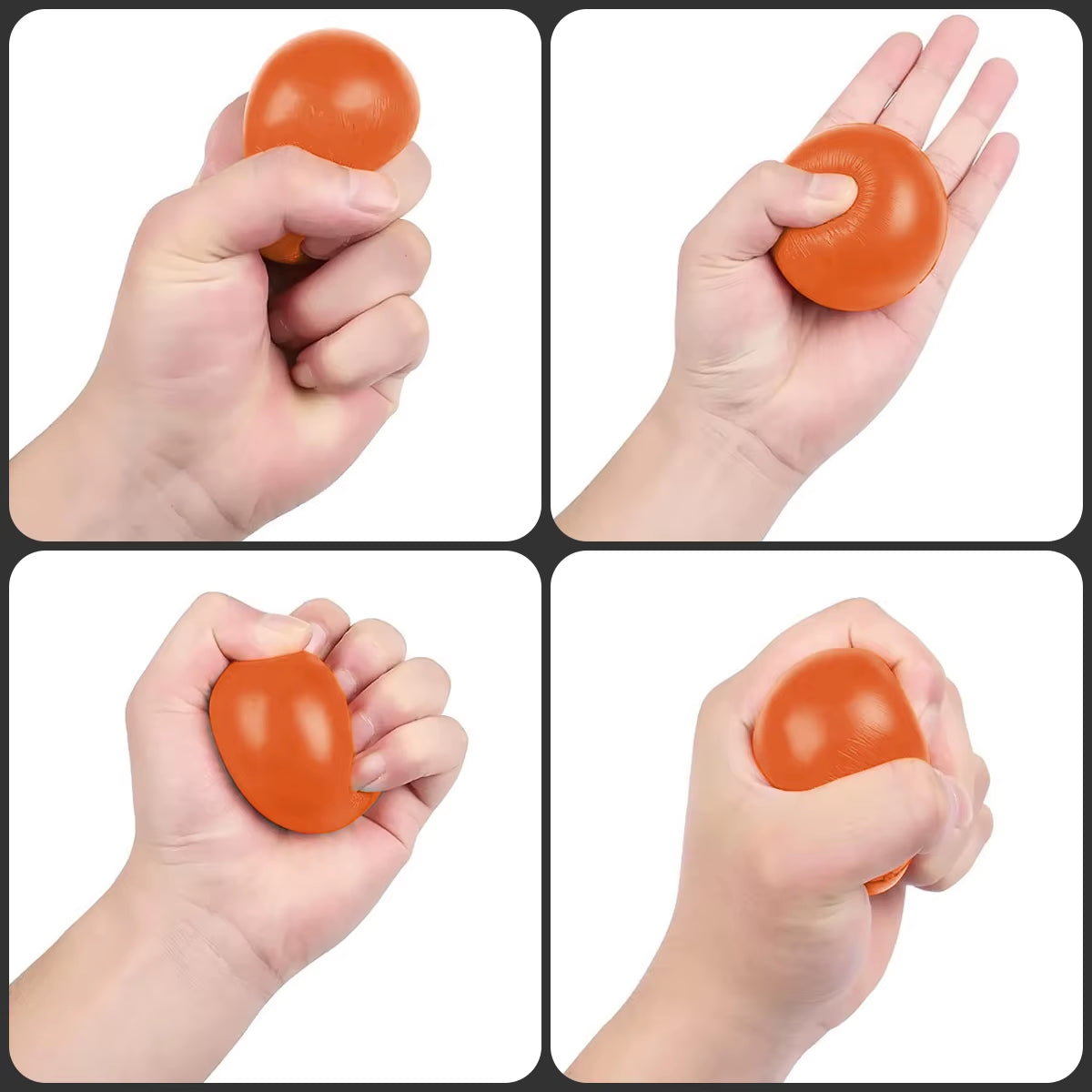 7Cm High Elasticity Grasping Ball Finger Strengthening Grasping Massager Exerciser Ball Squeezing Training Muscle Exerciser