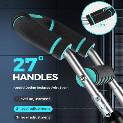 NATICORE Adjustable Power Twister Bar Arm Trainer, Chest & Arm Strength Training Equipment for Men, Portable Upper Body Workout Tool for Home Gym Fitness