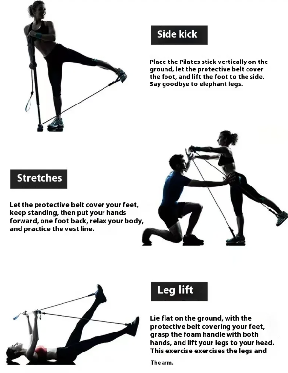 NATICORE Fitness FlexBar Pilates Stick
