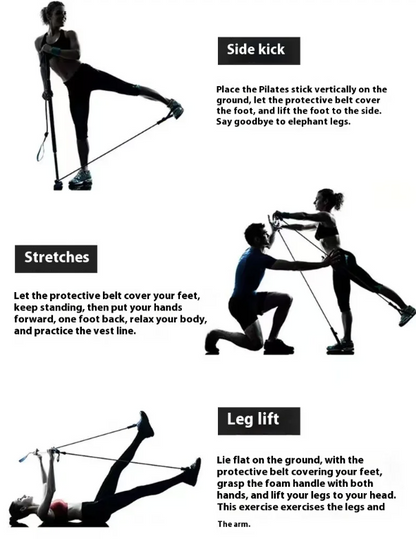 NATICORE Fitness FlexBar Pilates Stick