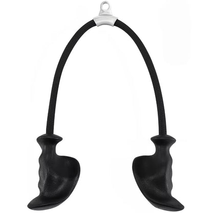 Tricep Rope with Ergonomic Handles, Gym Tricep Pull down Rope for Cable Machine, Pulley System, Triceps Rope Cable Attachment