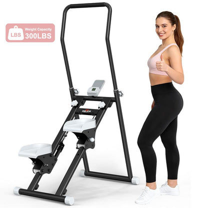 NATICORE VerticalClimb folding stair stepper full body cardio machine home gym