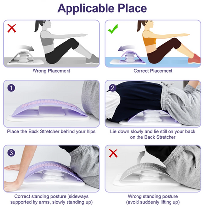 NATICORE Air Traction Back Stretcher – Adjustable Spine Board
