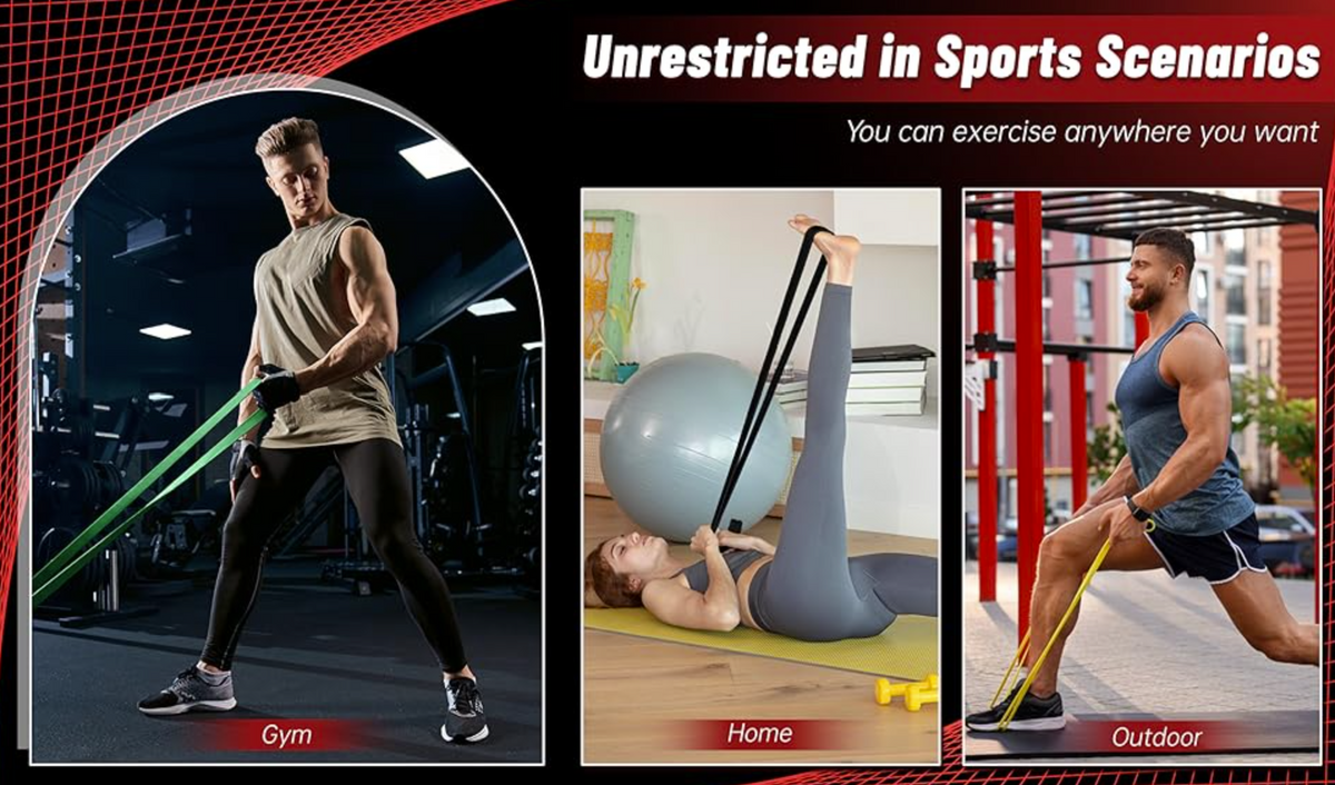 NATICORE Fitness FlexPull Resistance Band