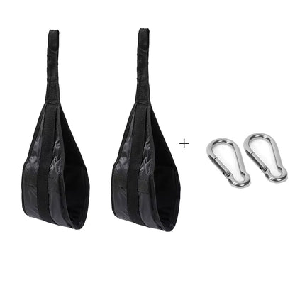 Fitness AB Sling Straps Suspension Rip-Resistant Heavy Duty Pair for Pull up Bar Hanging Leg Raiser Home Gym Fitness Equipment