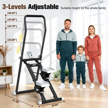 NATICORE VerticalClimb folding stair stepper full body cardio machine home gym