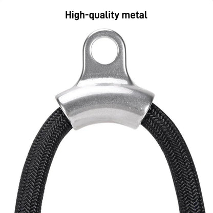 Tricep Rope with Ergonomic Handles, Gym Tricep Pull down Rope for Cable Machine, Pulley System, Triceps Rope Cable Attachment