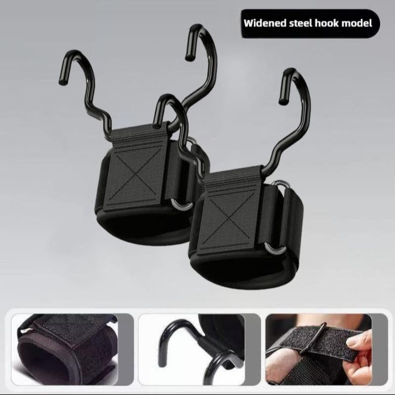 Weight Lifting Hooks Weight Lifting Grips Heavy Duty Deadlift Straps Pull up Straps Adjustable Powerlifting Support Hooks Straps for Gym Workout #TOP PICKS