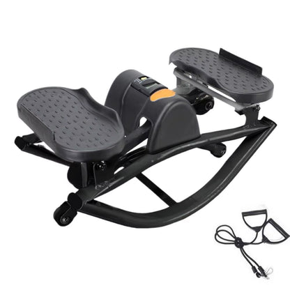 Rock Stepper Exercise Equipment Portable Silent Lateral Stepper Machine for Home Apartment Dorm Office Gym Legs Abs Glutes Women
