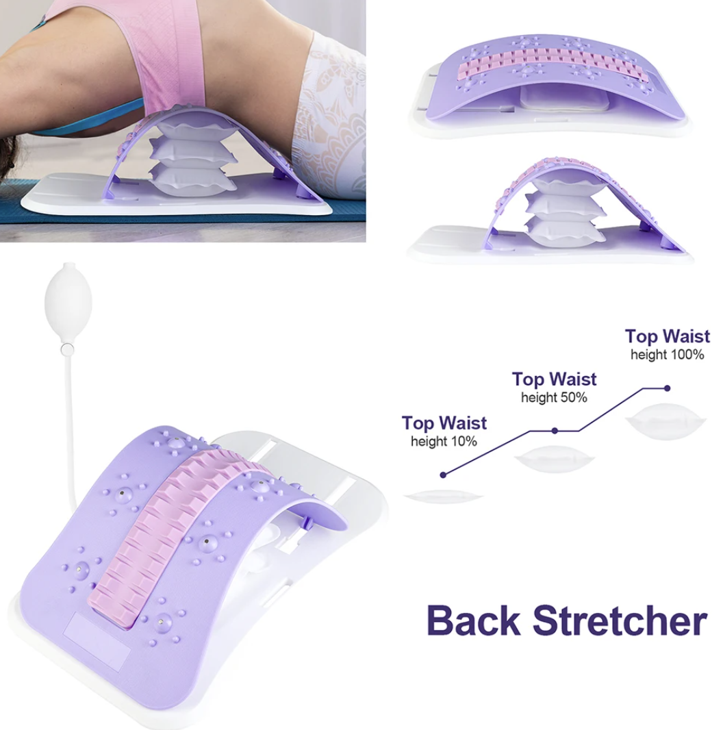 NATICORE Air Traction Back Stretcher – Adjustable Spine Board