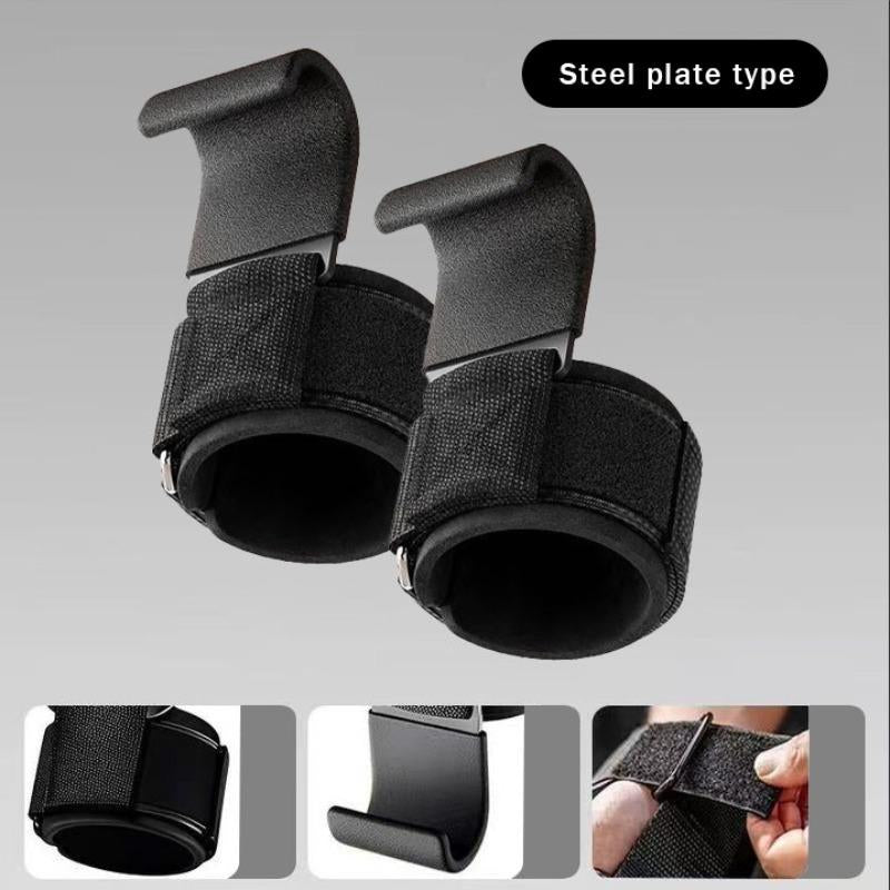 Weight Lifting Hooks Weight Lifting Grips Heavy Duty Deadlift Straps Pull up Straps Adjustable Powerlifting Support Hooks Straps for Gym Workout #TOP PICKS