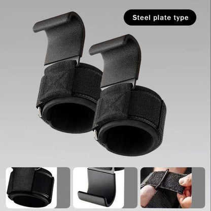Weight Lifting Hooks Weight Lifting Grips Heavy Duty Deadlift Straps Pull up Straps Adjustable Powerlifting Support Hooks Straps for Gym Workout #TOP PICKS