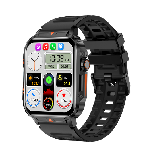 L81 Outdoor Sports Square Smartwatch Answer Call Big Battery Fitness Tracker Waterproof Smartwatch Men for IOS Android