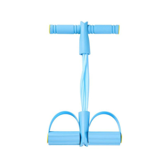 Multifunction Pedal Resistance Trainer with 6 Tubes Stronger Resistance for Effective Training Portable Foot Pedal Exerciser for Full Body Home Workout Stretching & Fitness Training