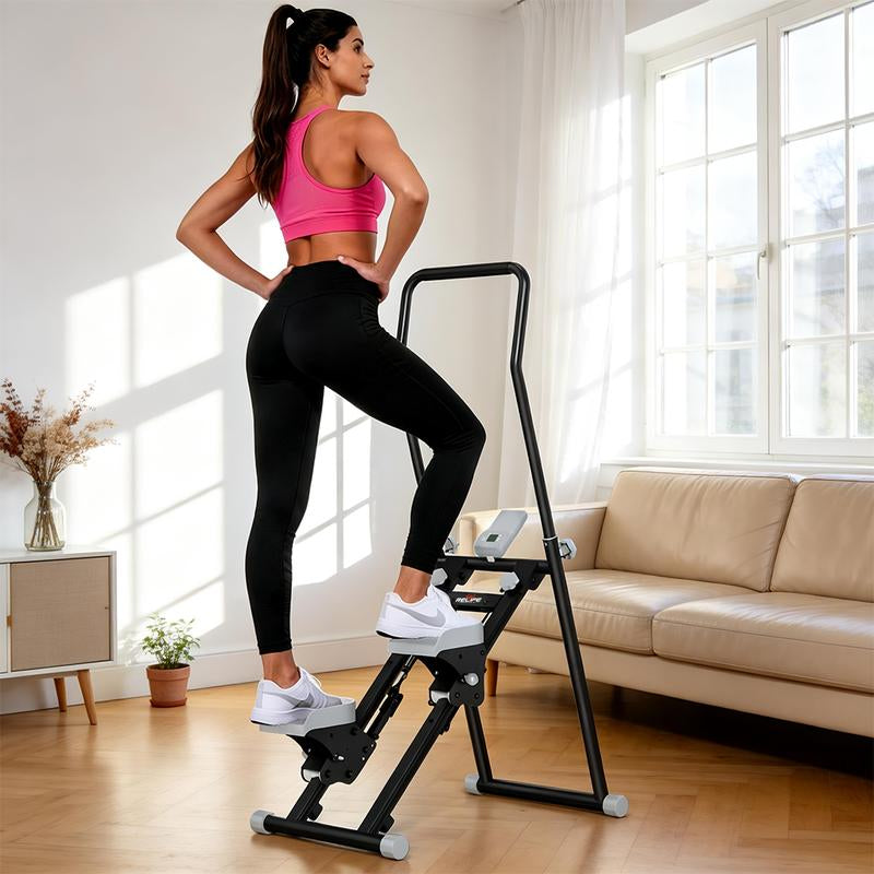 NATICORE VerticalClimb folding stair stepper full body cardio machine home gym