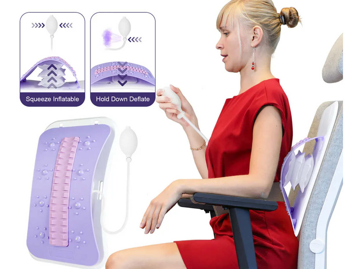 NATICORE Air Traction Back Stretcher – Adjustable Spine Board